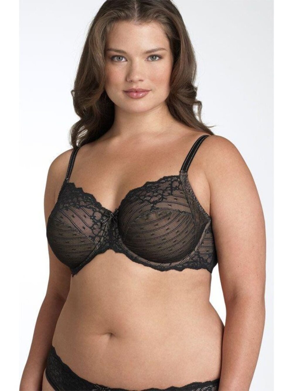 🆕CHANTELLE Rive Gauche Full Coverage Underwire Bra 38DDDD Black #3281 - Picture 8 of 15